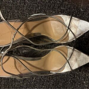 Gianvito Rossi Silver Sandals